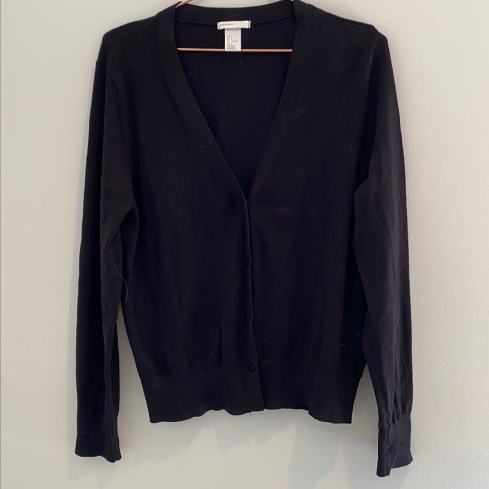 H&M Basic Cardigan Black L